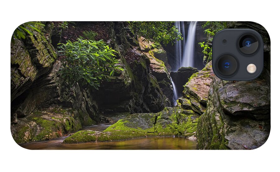 Waterfalls iPhone 13 Case featuring the photograph Dugger Falls by Ken Barrett