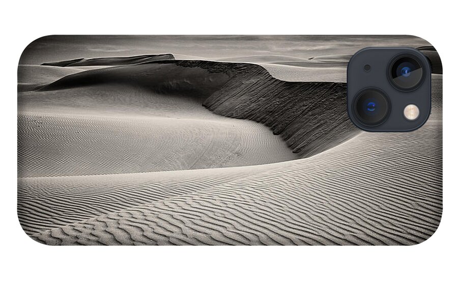 Oceano Dunes iPhone 13 Case featuring the photograph Dunescape In Sepia Tones by Mimi Ditchie