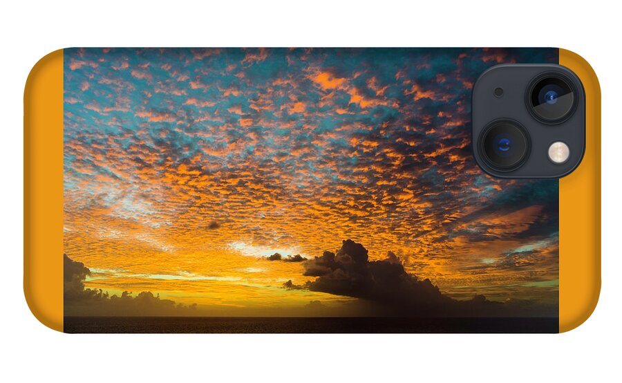 Barbados iPhone 13 Case featuring the photograph Dusk, East of Barbados by John Roach
