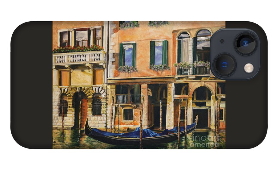 Venice Painting iPhone 13 Case featuring the painting Early Morning in Venice by Charlotte Blanchard