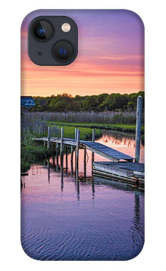 East Moriches iPhone 13 Case featuring the photograph East Moriches Sunset by Robert Seifert