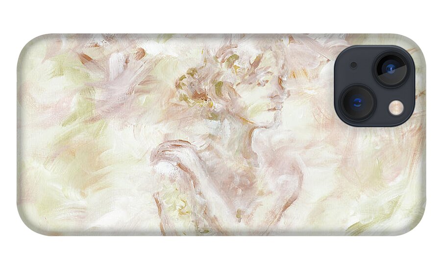 Nude iPhone 13 Case featuring the painting Echoes by Nadine Rippelmeyer