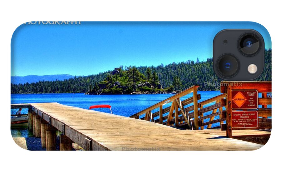 Landscape iPhone 13 Case featuring the photograph Emerald Pier by Randy Wehner