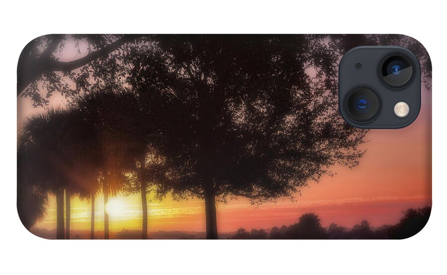Sunrise iPhone 13 Case featuring the photograph Enchanting Morning Sunrise by Mary Lou Chmura