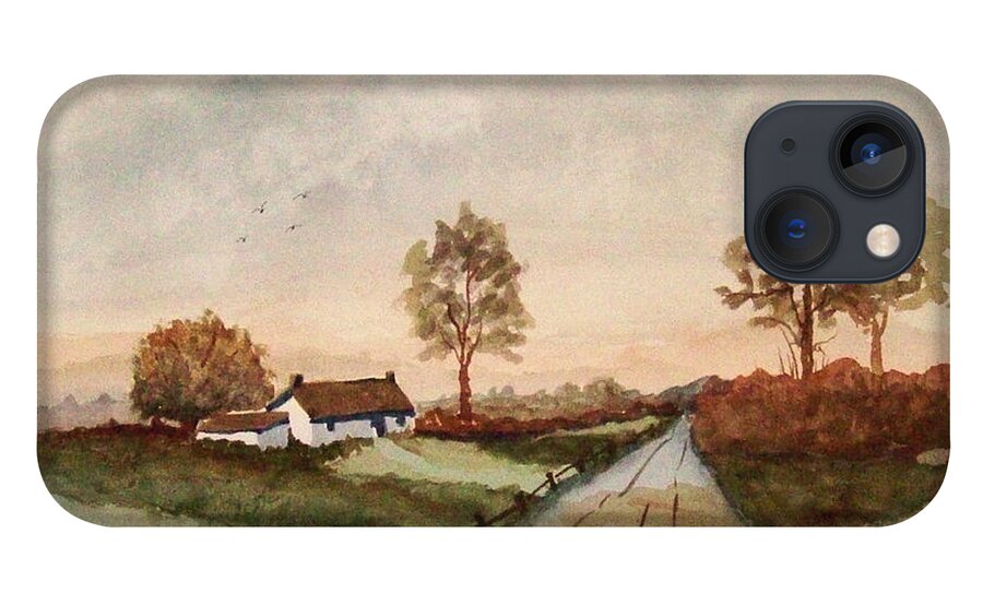 Countryside iPhone 13 Case featuring the painting English Countryside by Elise Boam