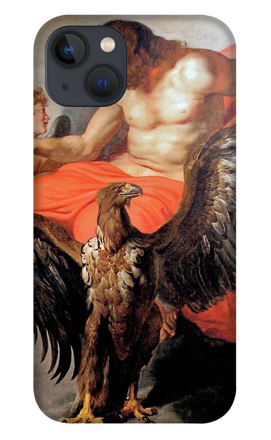 Eros iPhone 13 Case featuring the painting Eros et Zeus by Peter Paul Rubens
