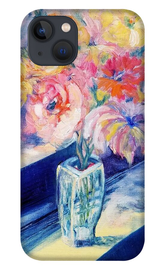 Bouquet iPhone 13 Case featuring the painting Essence by Kim Shuckhart Gunns