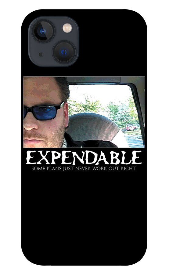 Movie iPhone 13 Case featuring the digital art Expendable 3 by Mark Baranowski