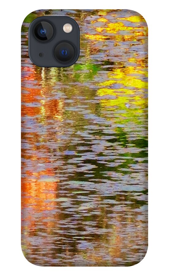 Reflection iPhone 13 Case featuring the photograph Fall Abstract by Kathy Strauss