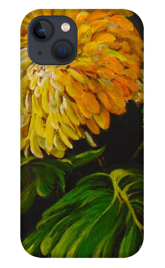 Mum iPhone 13 Case featuring the painting Fall by Saundra Johnson