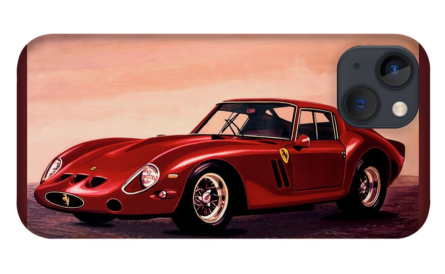 Ferrari 250 Gto iPhone 13 Case featuring the painting Ferrari 250 GTO 1962 Painting by Paul Meijering