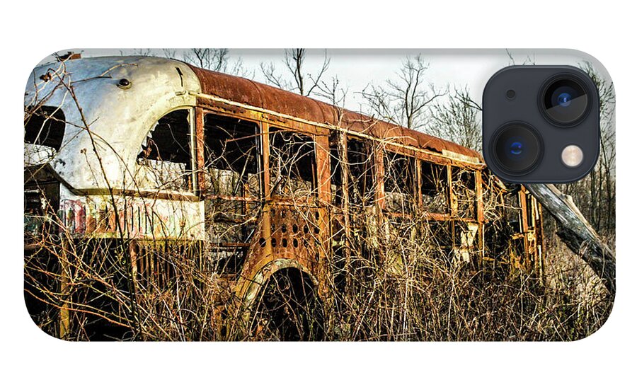 Bus iPhone 13 Case featuring the photograph Field bus by Jason Hughes