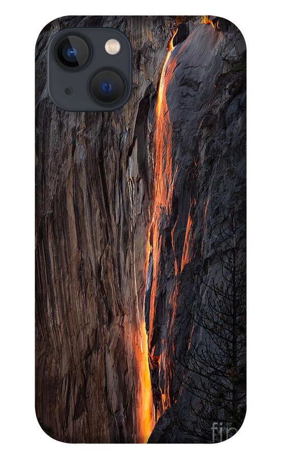 Yosemite iPhone 13 Case featuring the photograph Fire Fall by Anthony Michael Bonafede