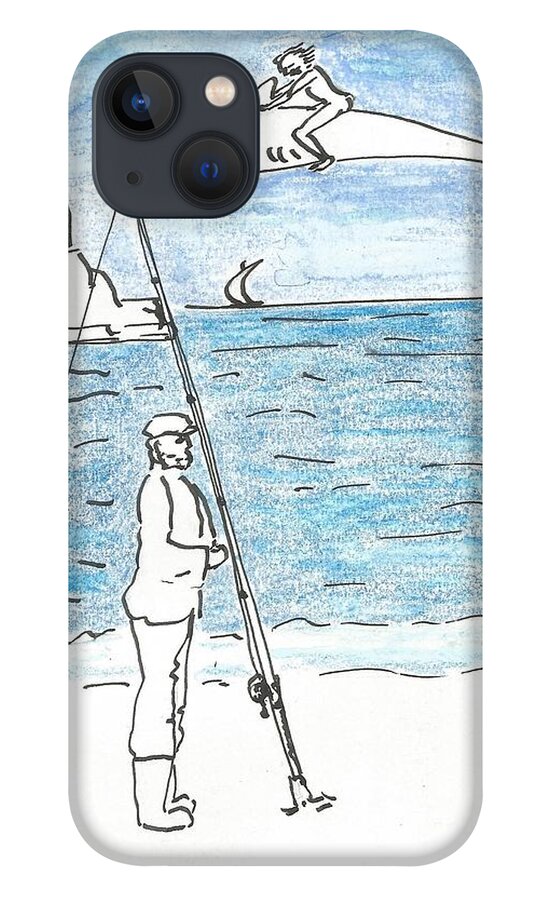 Fishing iPhone 13 Case by Gabriel Coelho - Pixels