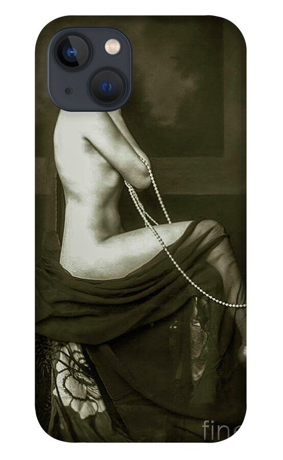 Prohibition iPhone 13 Case featuring the photograph Flapper Pin Up by Jon Neidert