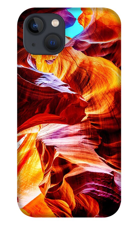 Upper Antelope Canyon Photos iPhone 13 Case featuring the photograph Flowing by Az Jackson