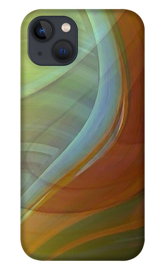 Agate iPhone 13 Case featuring the digital art Fluidity by David Manlove