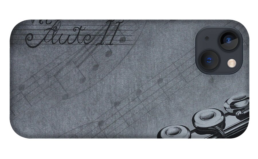 Flutes iPhone 13 Case featuring the drawing Flutes II by Gregory Lee