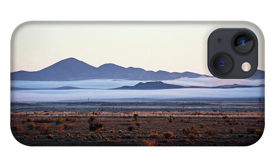 Fog iPhone 13 Case featuring the photograph Fog in the Peloncillo Mountains by Lon Dittrick