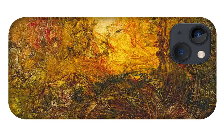 Forest iPhone 13 Case featuring the painting Forest Light 60 by David Ladmore