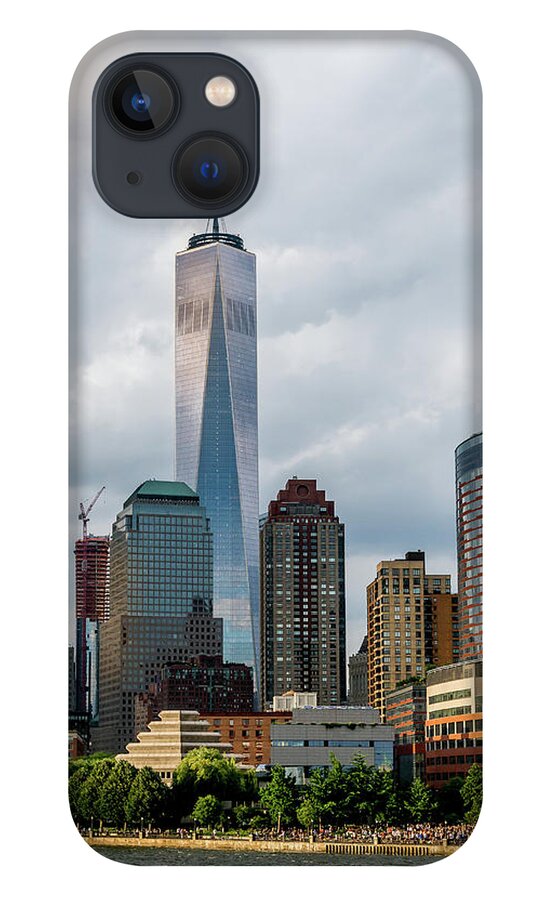 Hudson River iPhone 13 Case featuring the photograph Freedom Tower - Lower Manhattan 1 by Frank Mari