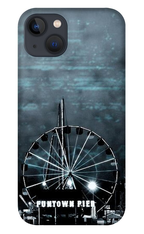 Amusement Parks iPhone 13 Case featuring the photograph Fun in The Dark - Jersey Shore by Angie Tirado