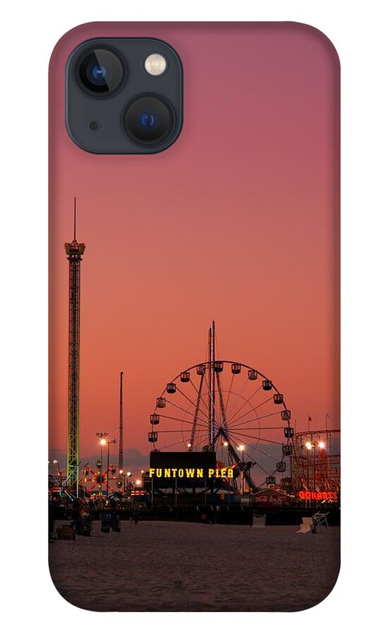 Amusement Parks iPhone 13 Case featuring the photograph Funtown Pier At Sunset II - Jersey Shore by Angie Tirado