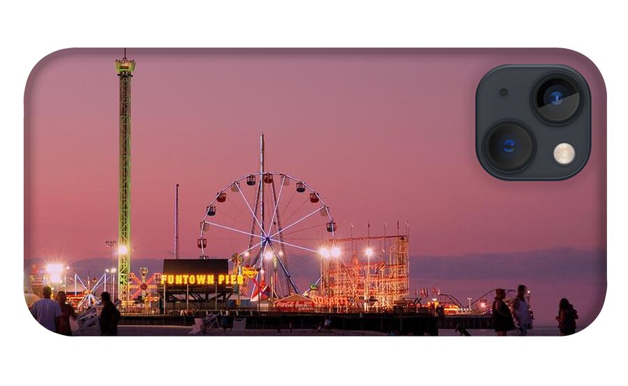 Amusement Parks iPhone 13 Case featuring the photograph Funtown Pier At Sunset III - Jersey Shore by Angie Tirado