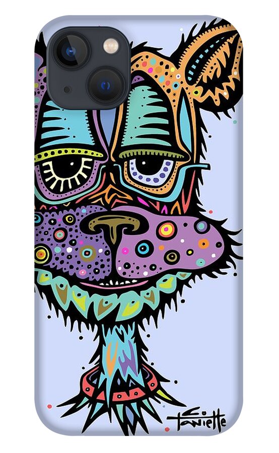 Dog iPhone 13 Case featuring the digital art Furr-gus by Tanielle Childers