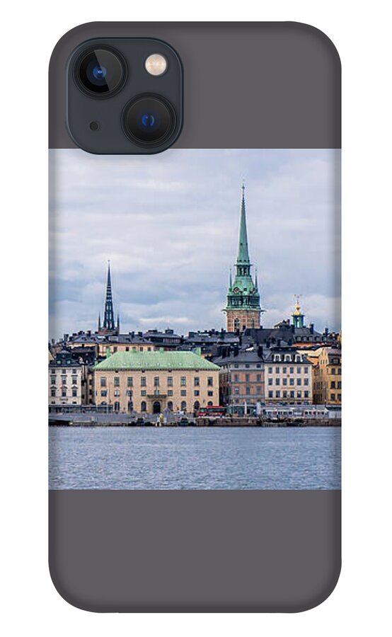 Gamla Stan Stockholm's Entrance By The Sea iPhone 13 Case featuring the photograph Gamla Stan Stockholm's entrance by the sea by Torbjorn Swenelius
