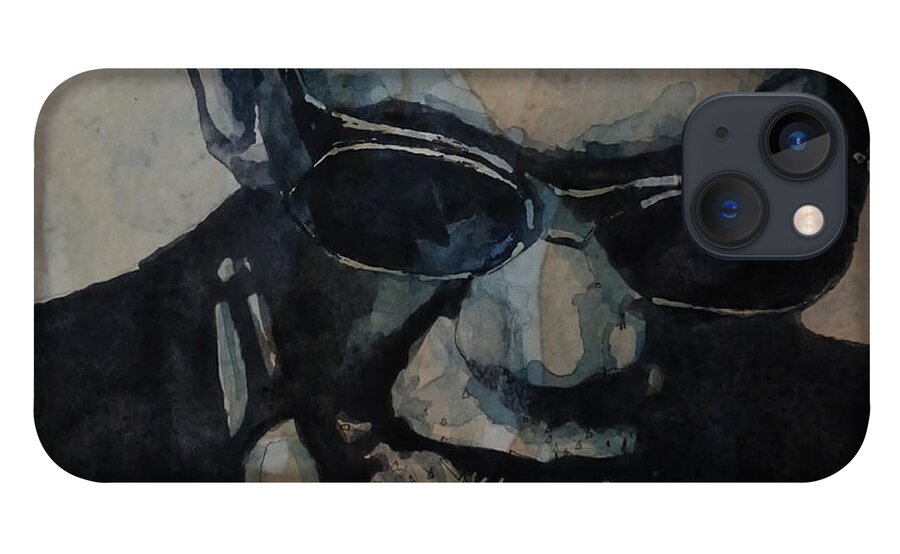 Ray Charles iPhone 13 Case featuring the painting Georgia On My Mind - Ray Charles by Paul Lovering