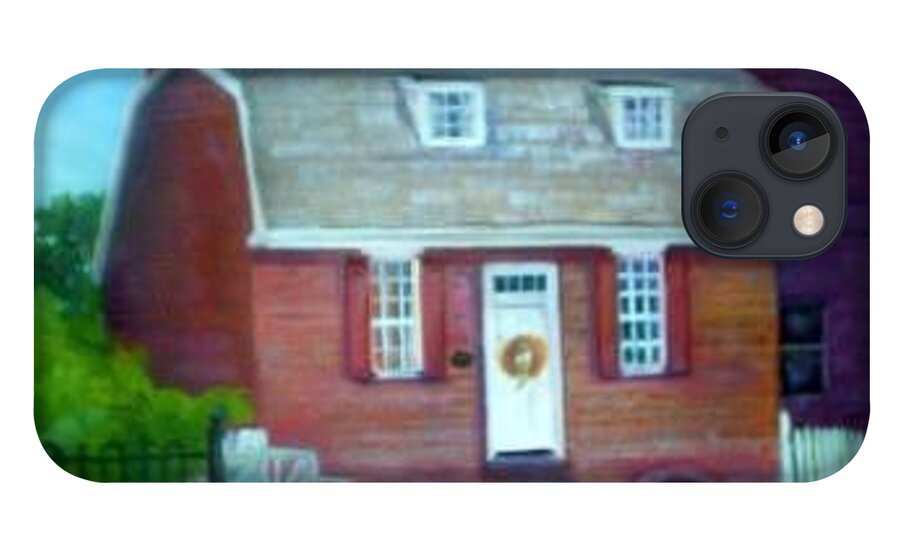 Revell House iPhone 13 Case featuring the painting Gingerbread House by Sheila Mashaw
