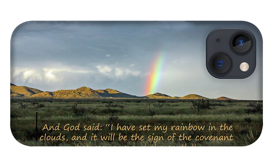 Arizona iPhone 13 Case featuring the photograph God's Covenant to the Earth by Lon Dittrick