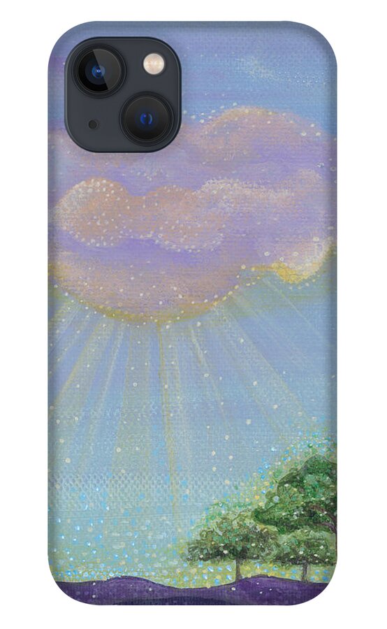 God's Grace iPhone 13 Case featuring the painting God's Grace by Tanielle Childers