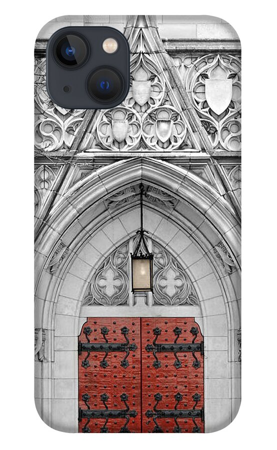 Gothic Red iPhone 13 Case featuring the photograph Gothic Red by Dark Whimsy