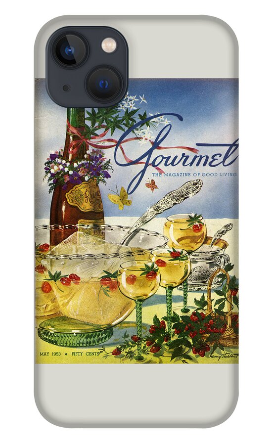 Gourmet Cover Featuring A Bowl And Glasses iPhone 13 Case