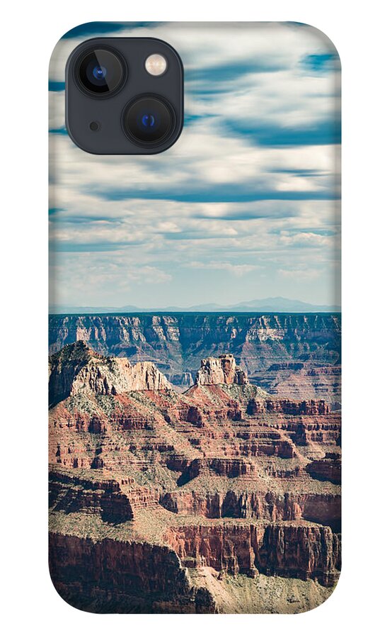 Arizona iPhone 13 Case featuring the photograph Grand Canyon North Rim 1 by Mati Krimerman