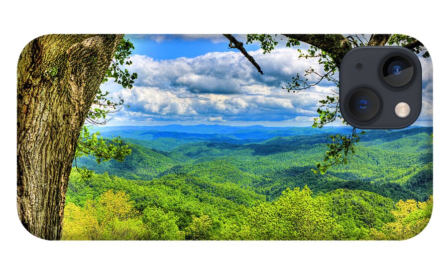 Blue Ridge Parkway iPhone 13 Case featuring the photograph Grandview Overlook by Dale R Carlson