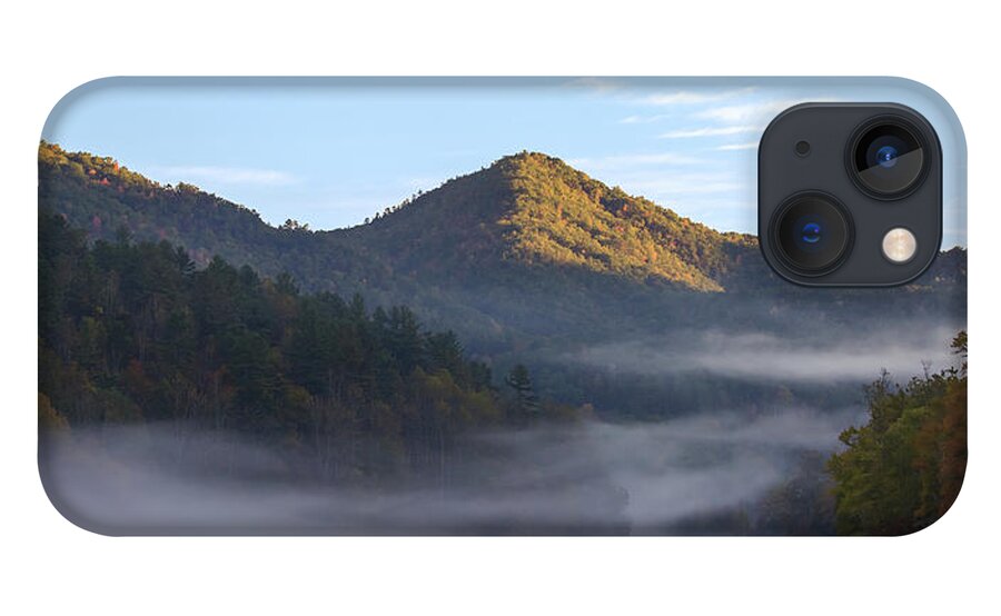 Mountains iPhone 13 Case featuring the photograph Ground Fog in Cataloochee Valley - October 12 2016 by D K Wall