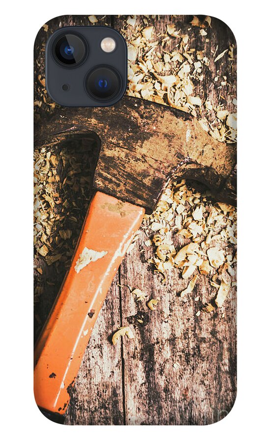 Carpentry iPhone 13 Case featuring the photograph Hammer details in carpentry by Jorgo Photography