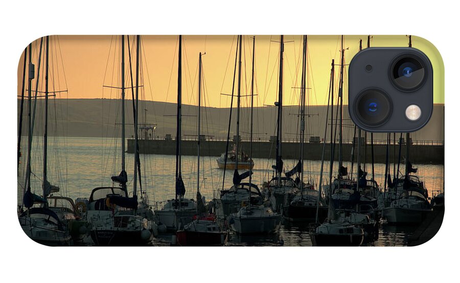 Weymouth iPhone 13 Case featuring the photograph Harbor Sunrise by Baggieoldboy