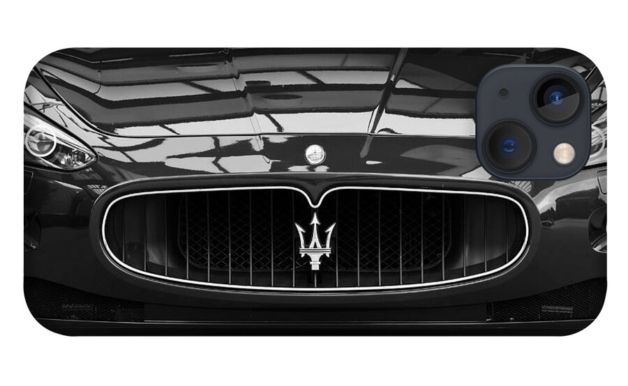 Maserati Granturismo iPhone 13 Case featuring the photograph Head On by Dennis Hedberg