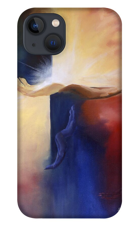 Christian Art iPhone 13 Case featuring the painting The Gift of Self by Maria Hunt