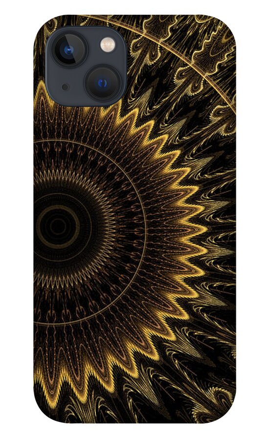 Vic Eberly iPhone 13 Case featuring the digital art Heart of the Sun by Vic Eberly