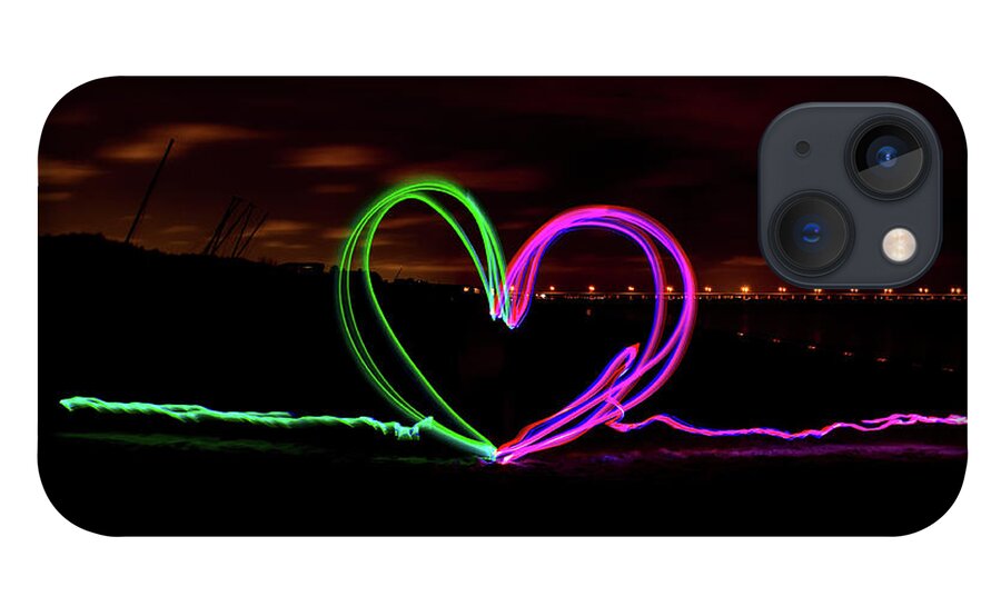 Night iPhone 13 Case featuring the photograph Hearts in the Night by Nicole Lloyd
