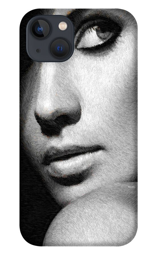  iPhone 13 Case featuring the digital art Here is Looking at You by Rafael Salazar