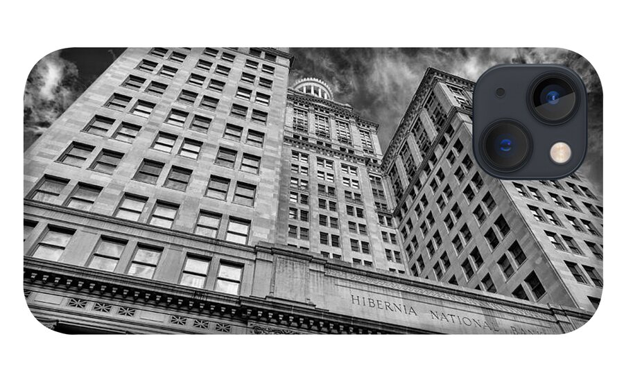 Architecture iPhone 13 Case featuring the photograph Hibernia National Bank by Raul Rodriguez