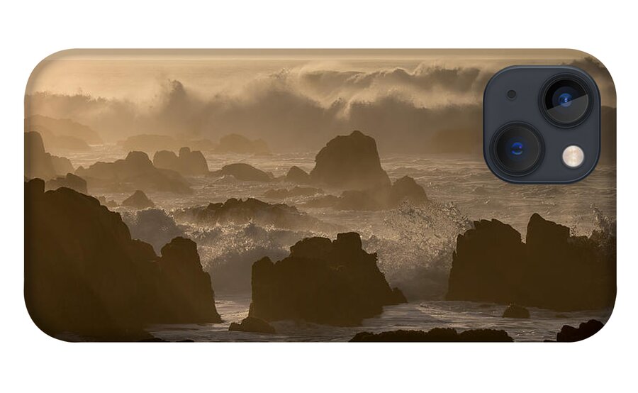 Beach iPhone 13 Case featuring the photograph High Surf at Asilomar Beach by Derek Dean