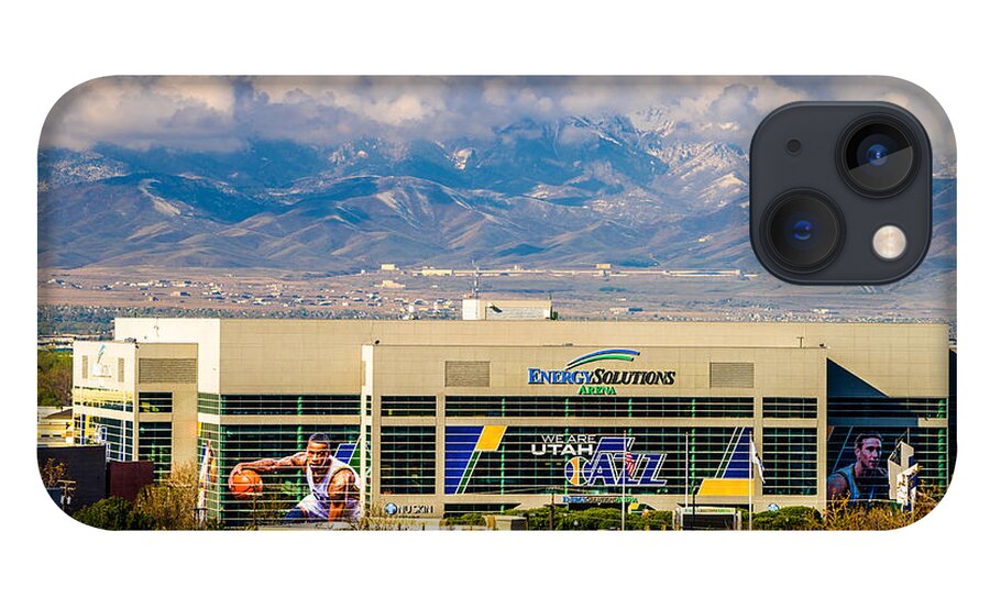 Energy Solutions Arena iPhone 13 Case featuring the photograph Home of the Utah Jazz by TL Mair