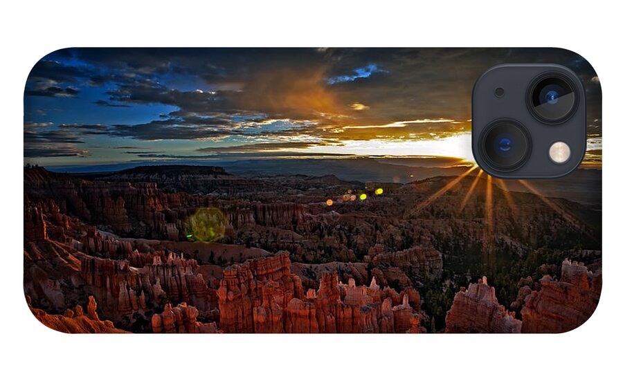 Bryce Canyon iPhone 13 Case featuring the photograph Hoodoos at Sunrise Bryce Canyon National Park by Sam Antonio